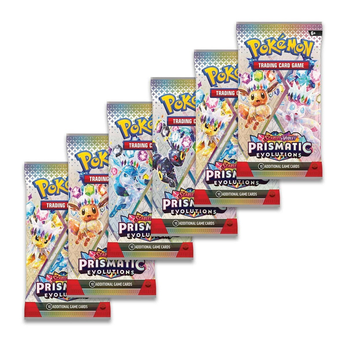 Pokemon Scarlet & Violet - Prismatic Evolutions Booster Bundle (6 Packs)