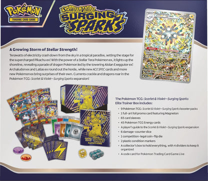 Pokemon Scarlet & Violet - Surging Sparks  - Elite Trainer Box