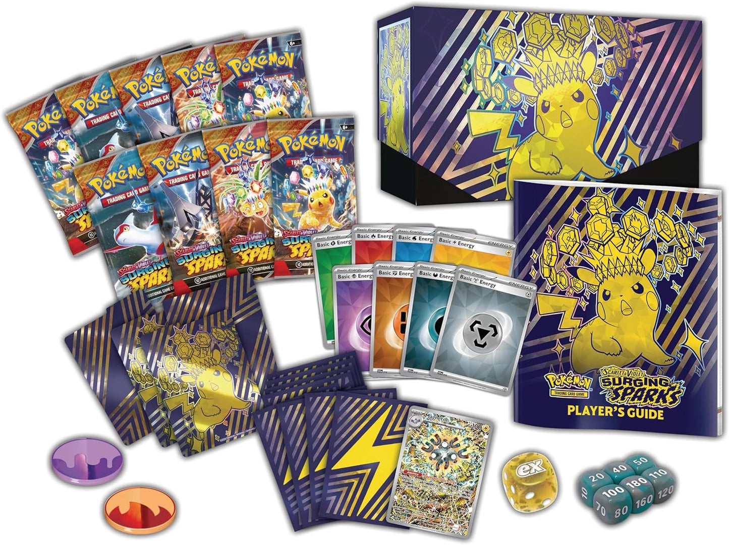 Pokemon Scarlet & Violet - Surging Sparks  - Elite Trainer Box