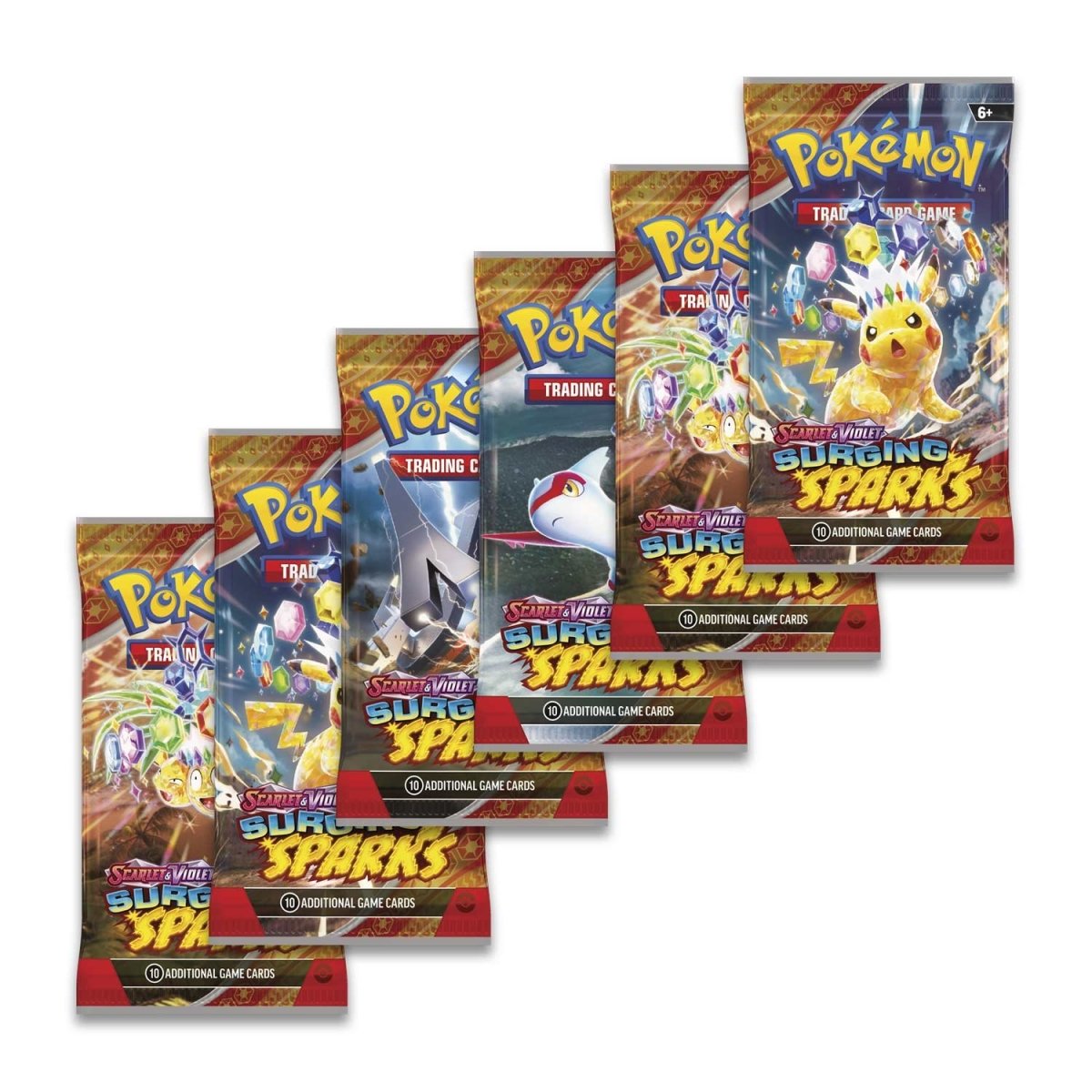 Pokemon Scarlet & Violet - Surging Sparks Booster Bundle (6 Packs)