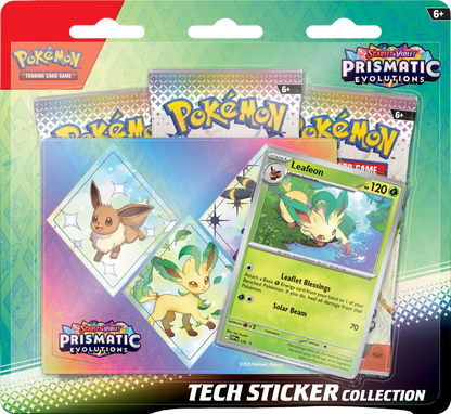 Pokemon Scarlet & Violet - Prismatic Evolutions: Tech Sticker Collection - Leafeon