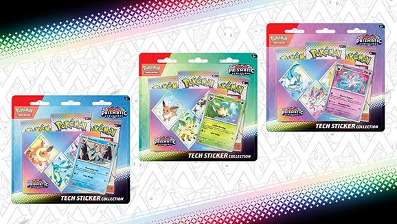 Pokemon Scarlet & Violet - Prismatic Evolutions: Tech Sticker Collection  - Glaceon